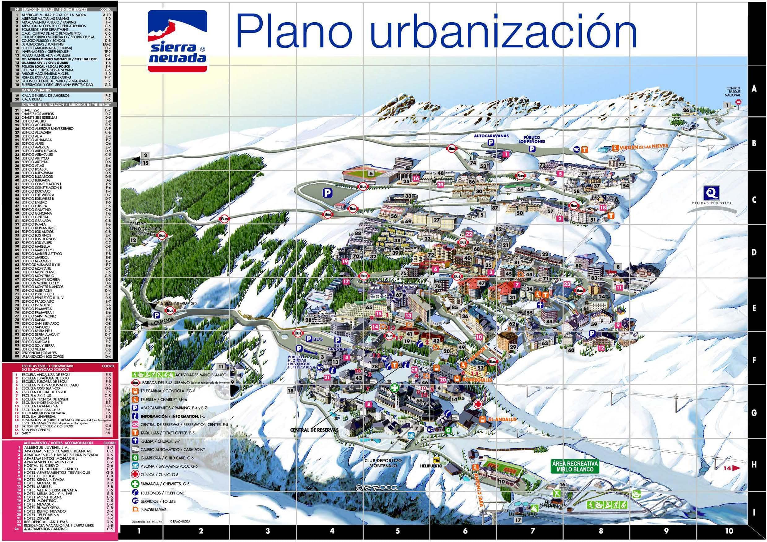 Sierra Nevada Ski Holidays 2026/2027, Piste Map | WeSki